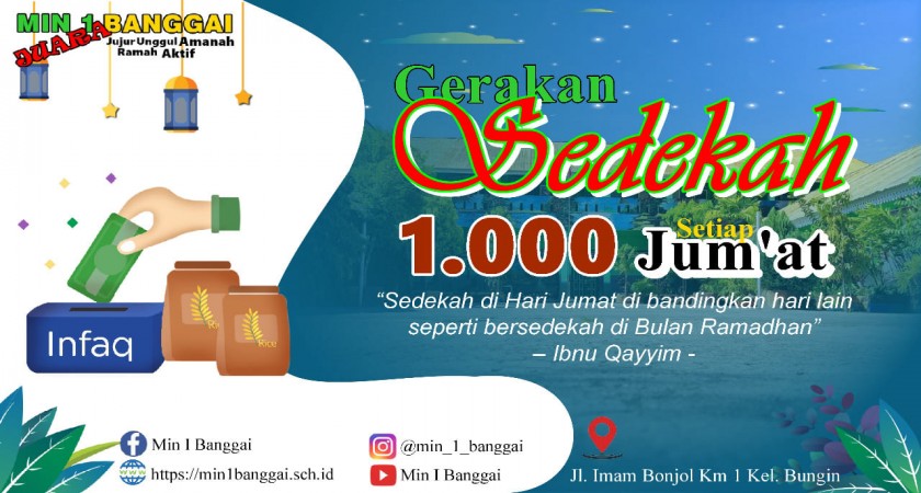 Launching Gerakan Sedekah 1000 setiap Jumat